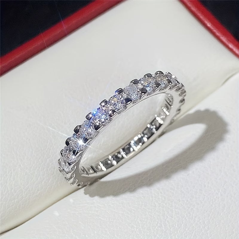 Classic Zirconia Ring – Unisex Fashion Ring for Men & Women Daily Wear