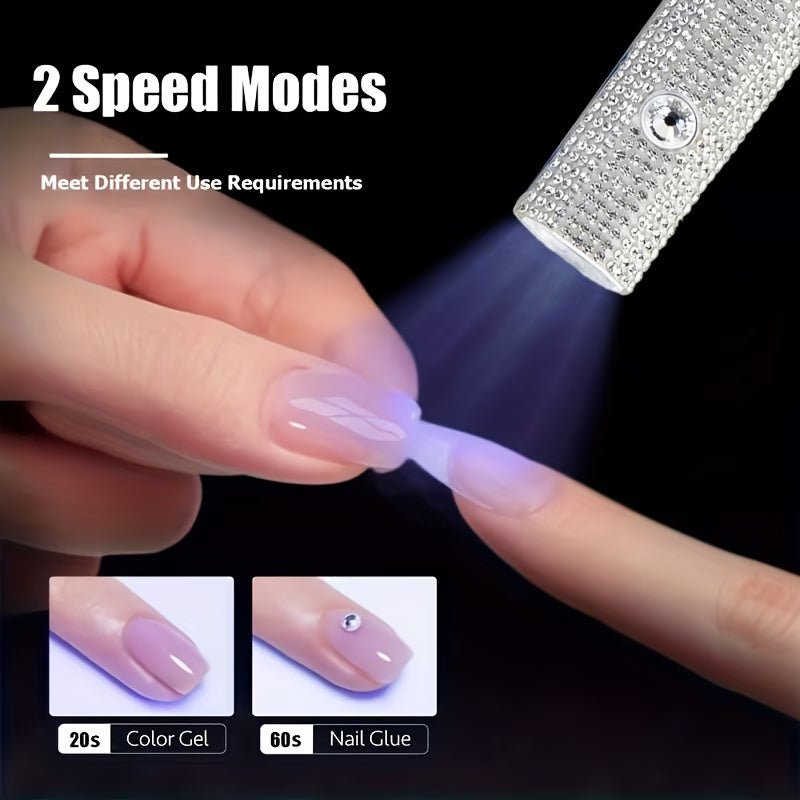 USB Nail Dryer – Portable LED Nail Polish Dryer with LCD Display
