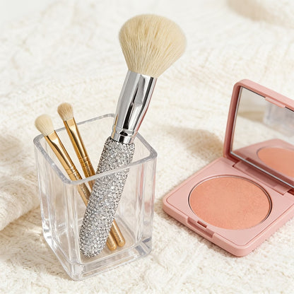 Makeup Brush – Luxury Powder Brush with Goat Hair Bristles for Blending & Foundation