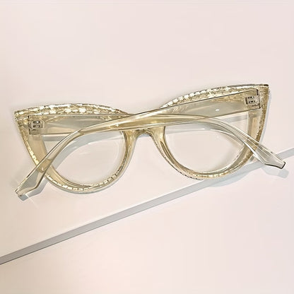 Elegant Cat-Eye Glasses – Rhinestone Eye Glasses for Women Reading & Fashion Wear