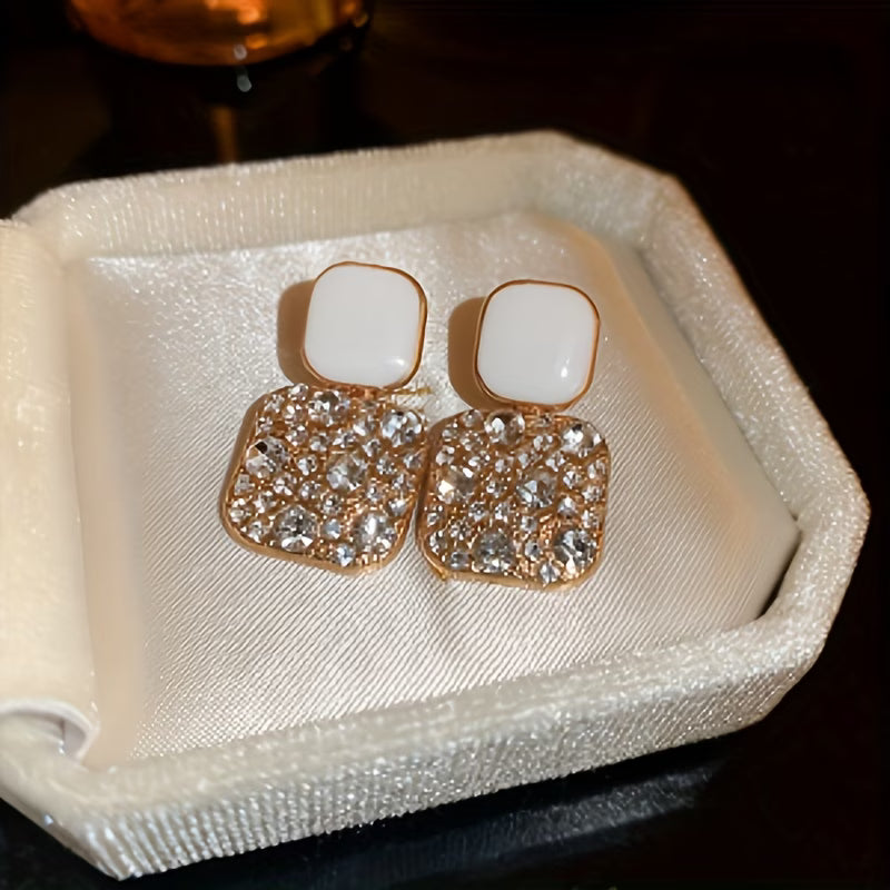 Square Earrings – Artificial Jewellery Rhinestone Earrings for Women