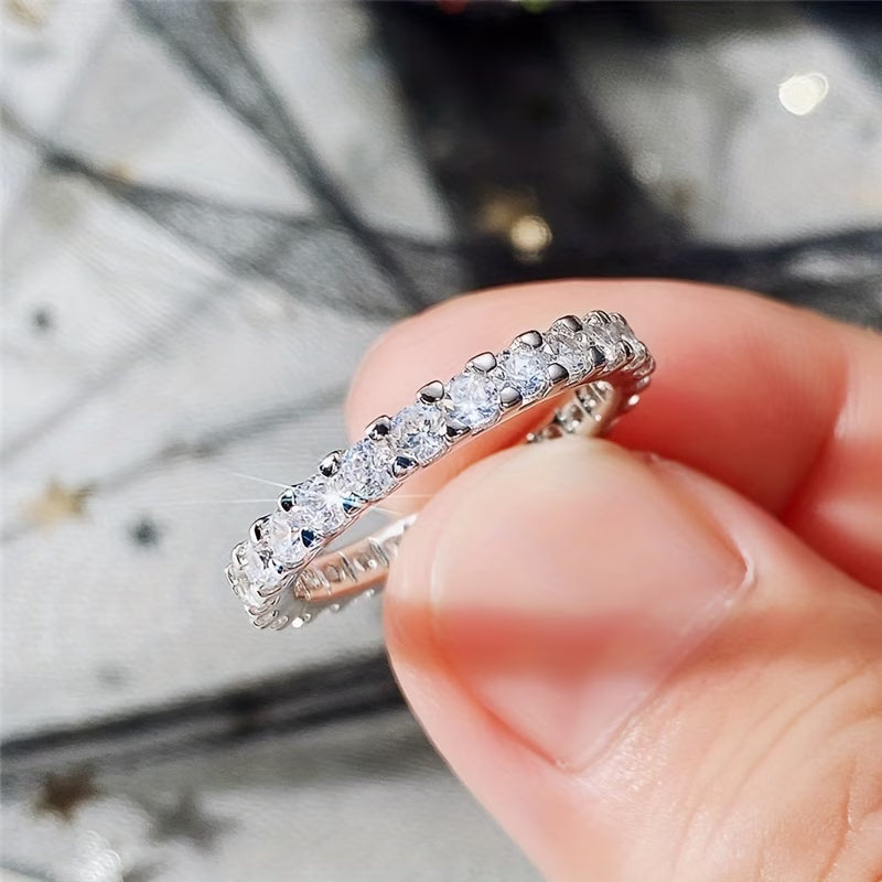 Classic Zirconia Ring – Unisex Fashion Ring for Men & Women Daily Wear