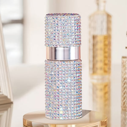 Rhinestone Spray Bottle – Luxury Portable Spray Bottle Leak-Proof Travel Container