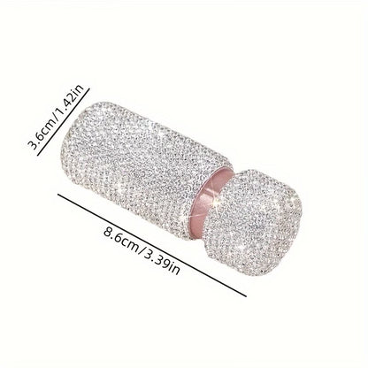 Makeup Brush – Rhinestone Retractable Powder Brush for Blush, Contour & Setting Makeup