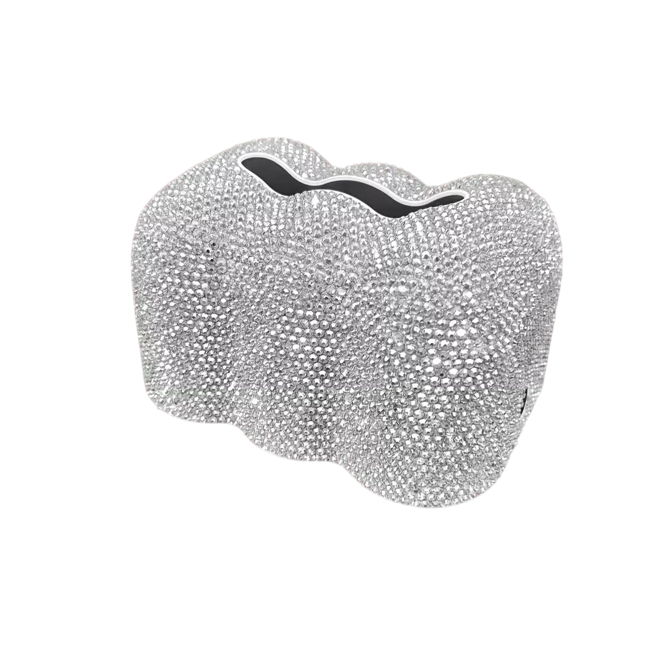 Sparkle Cloud Tissue Holder – Bling Rhinestone Tissue Box Cover for Home Decor