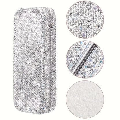 Storage Box – Rhinestone Glasses Case Portable Organizing Box for Eyewear Storage