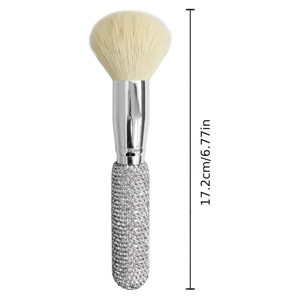 Makeup Brush – Luxury Powder Brush with Goat Hair Bristles for Blending & Foundation
