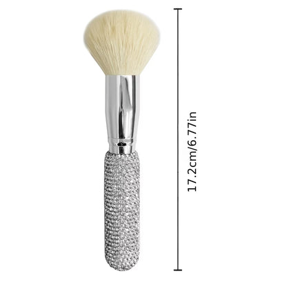 Makeup Brush – Luxury Powder Brush with Goat Hair Bristles for Blending & Foundation