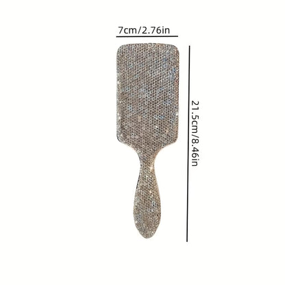 Luxury Rhinestone Hair Brush – Glitter Detangling Hair Care Comb for Women