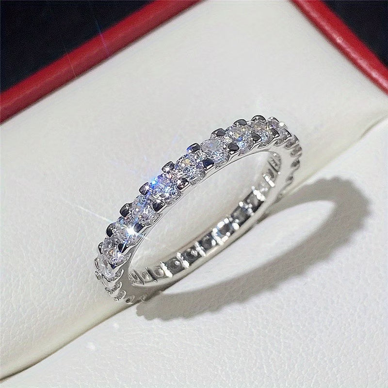 Classic Zirconia Ring – Unisex Fashion Ring for Men & Women Daily Wear