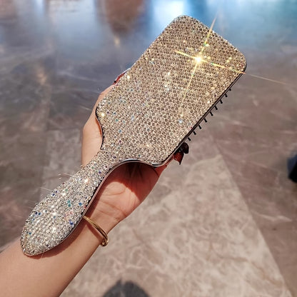 Luxury Rhinestone Hair Brush – Glitter Detangling Hair Care Comb for Women