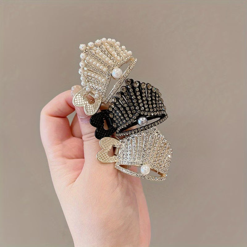 Elegant Crystal Hair Claw – Rhinestone Hair Clips for Women Stylish Hair Accessories