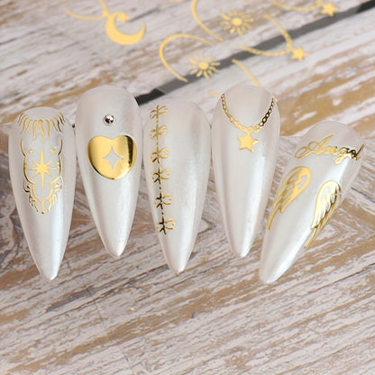 Shiny Nail Stickers – Stylish Nail Art Designs for Beautiful Nails