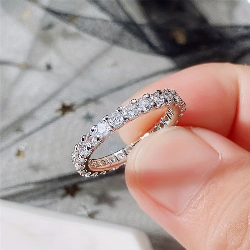 Classic Zirconia Ring – Unisex Fashion Ring for Men & Women Daily Wear