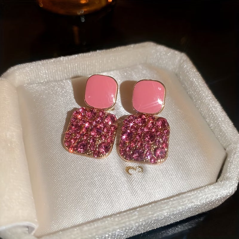 Square Earrings – Artificial Jewellery Rhinestone Earrings for Women