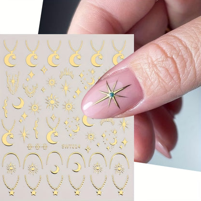Shiny Nail Stickers – Stylish Nail Art Designs for Beautiful Nails