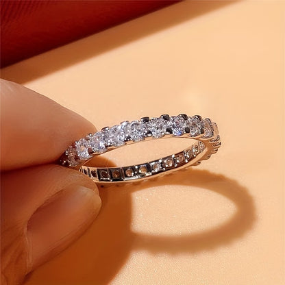 Classic Zirconia Ring – Unisex Fashion Ring for Men & Women Daily Wear