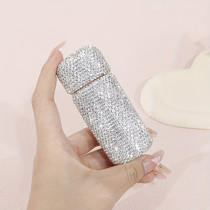 Makeup Brush – Rhinestone Retractable Powder Brush for Blush, Contour & Setting Makeup