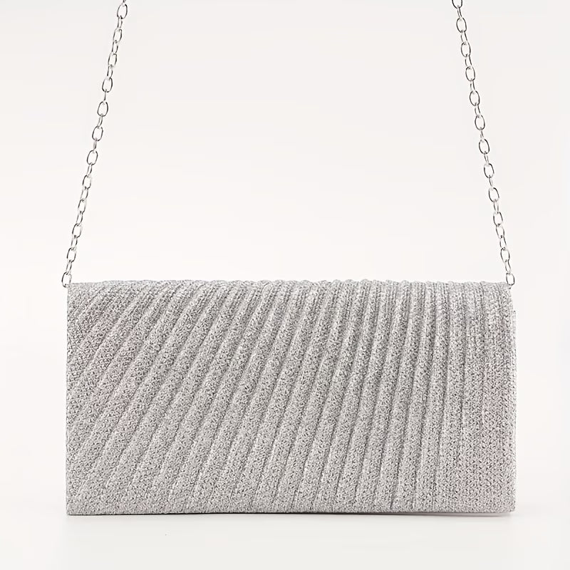 Elegant Clutch Bag – Shimmering Rhinestone Purse Glitter Evening Handbag