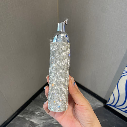 Spray Bottle – Luxury Rhinestone Portable Spray Bottle for Skincare & Cosmetics Travel Container
