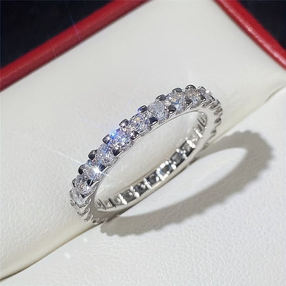 Classic Zirconia Ring – Unisex Fashion Ring for Men & Women Daily Wear