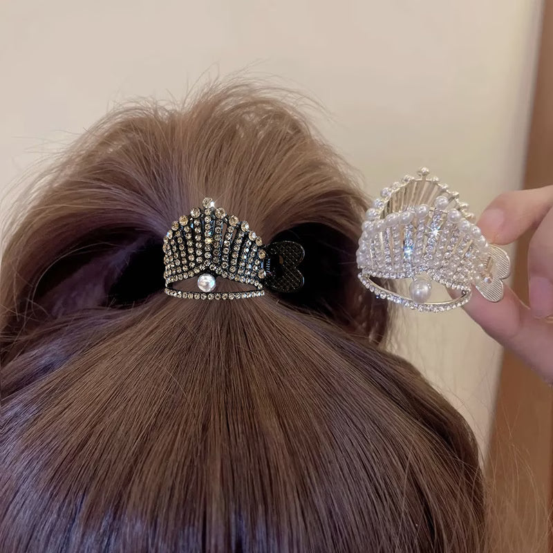 Elegant Crystal Hair Claw – Rhinestone Hair Clips for Women Stylish Hair Accessories