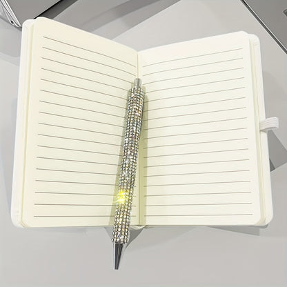 Sparkling Rhinestone Diary – Glitter Cover Notebook with Diamond Pen Set