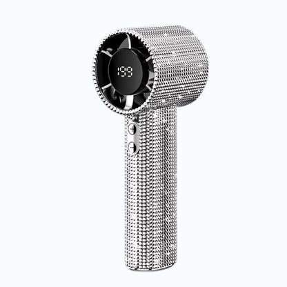 Portable Fan – Mini Hand Held Fan with Diamond Design USB Rechargeable