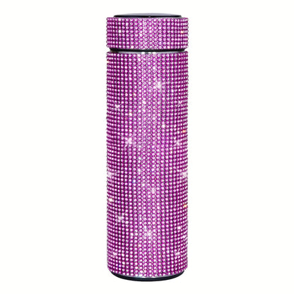 Creative Diamond Stainless Steel Cups – Cute Strass Vacuum Flask Mug with Filter