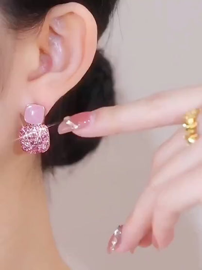 Square Earrings – Artificial Jewellery Rhinestone Earrings for Women